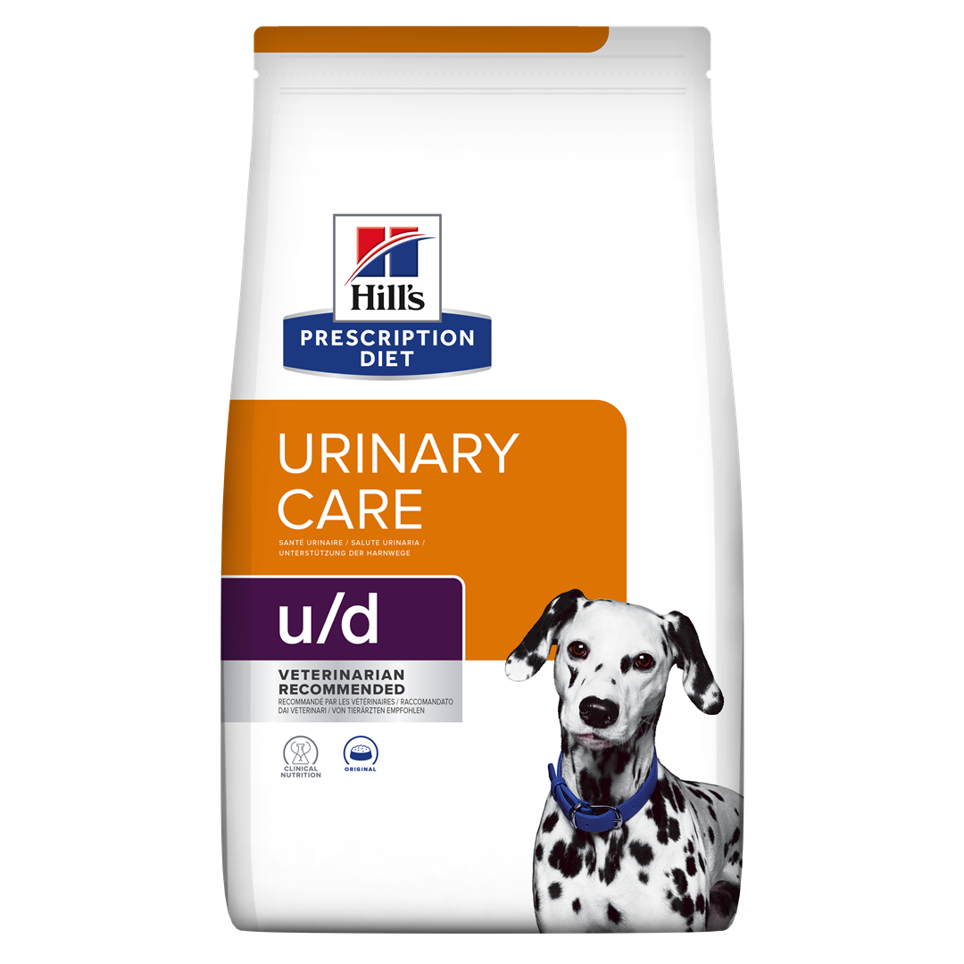 u/d | Hill's Prescription Diet יורינרי קייר לכלב, 10 ק"ג