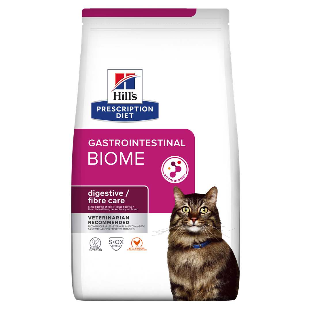 GI Biome | Hill's Prescription Diet לחתול, 1.5 ק"ג (עם עוף)