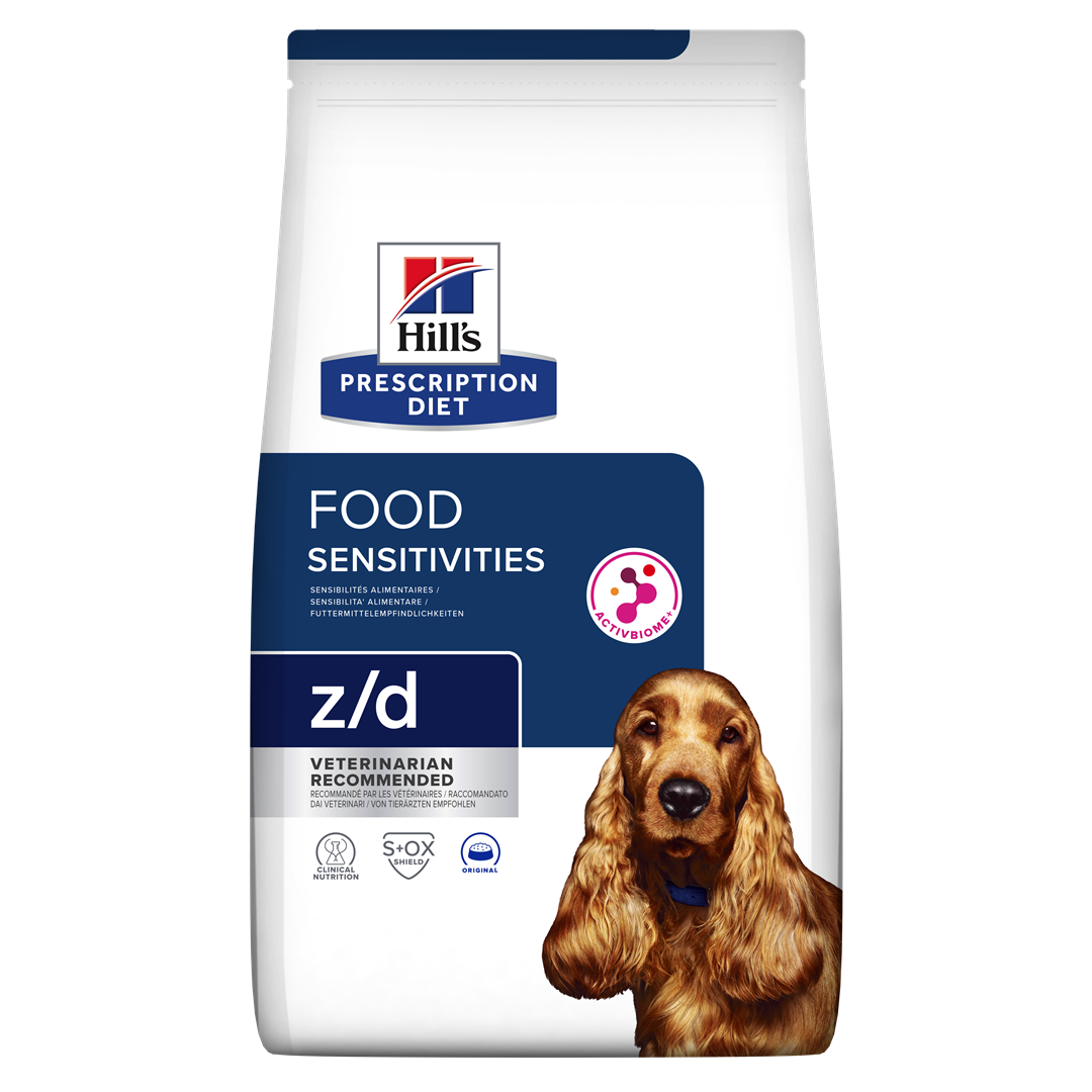 z/d | Hill's Prescription Diet רגישות למזון לכלב, 3 ק"ג