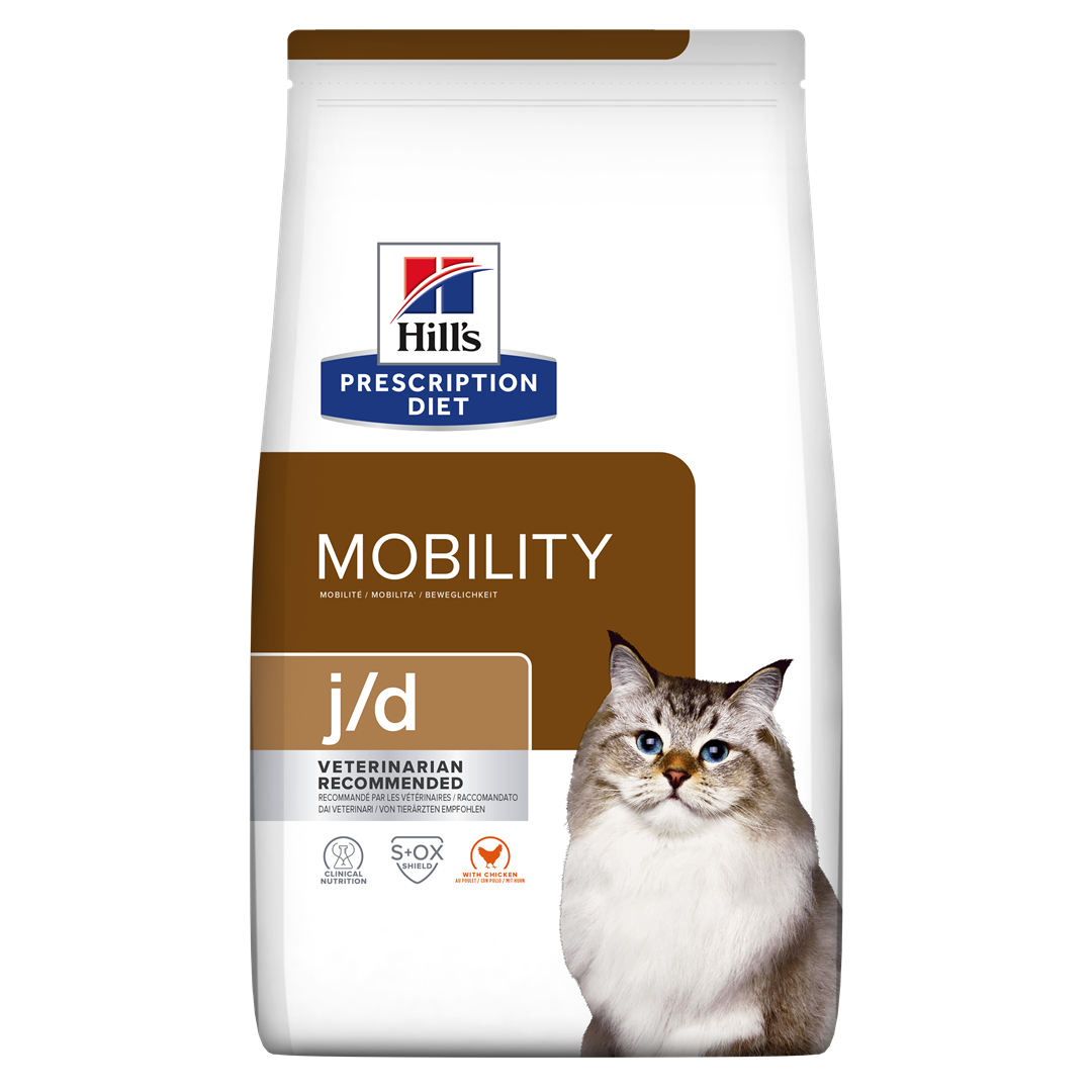 j/d | Hill's Prescription Diet מוביליטי לחתול, 3 ק"ג (עם עוף)