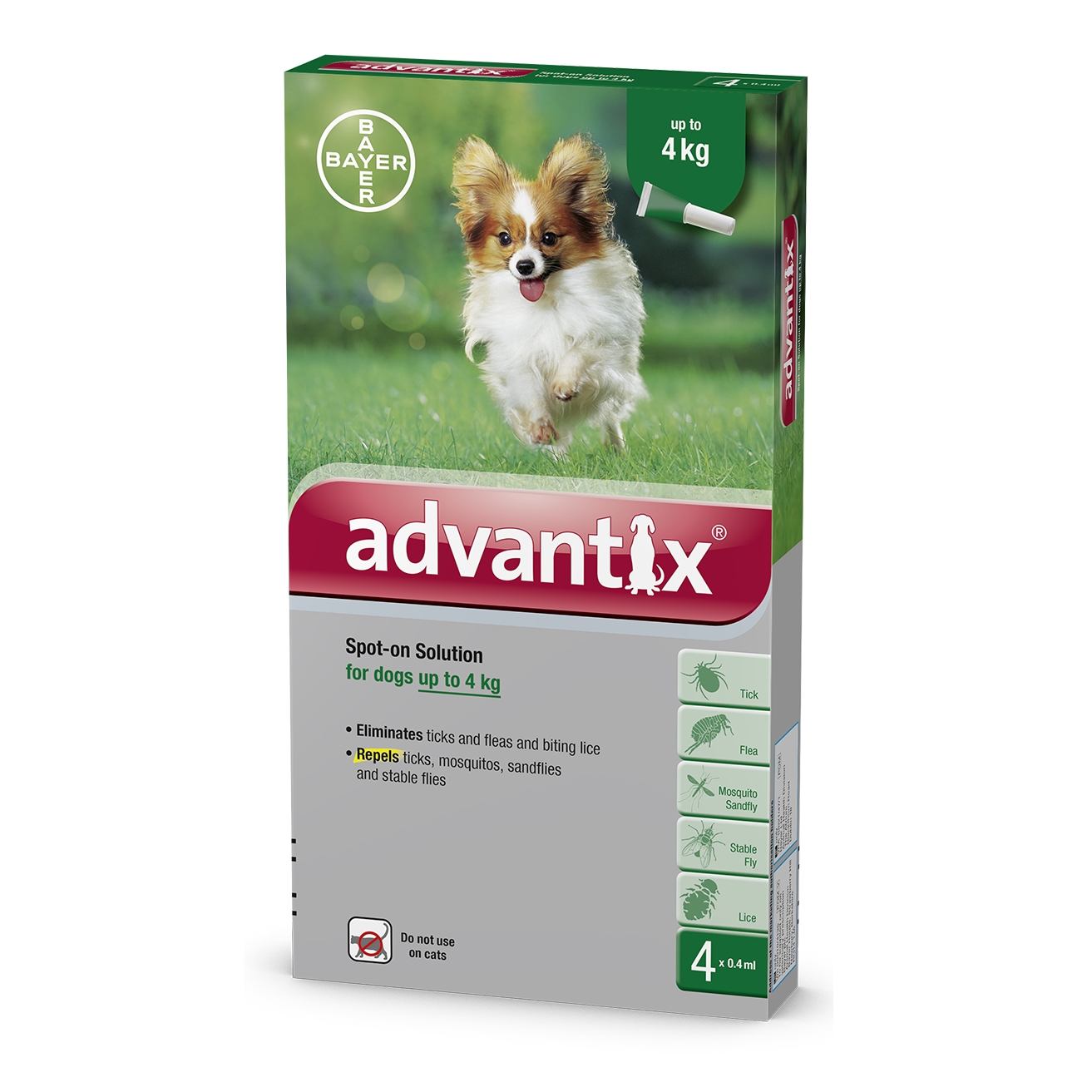 אדוונטיקס לכלבים במשקל עד 4 ק"ג