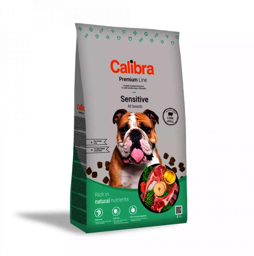 Calibra מזון מלא לכלבים בוגרים (כבש), 3 ק"ג