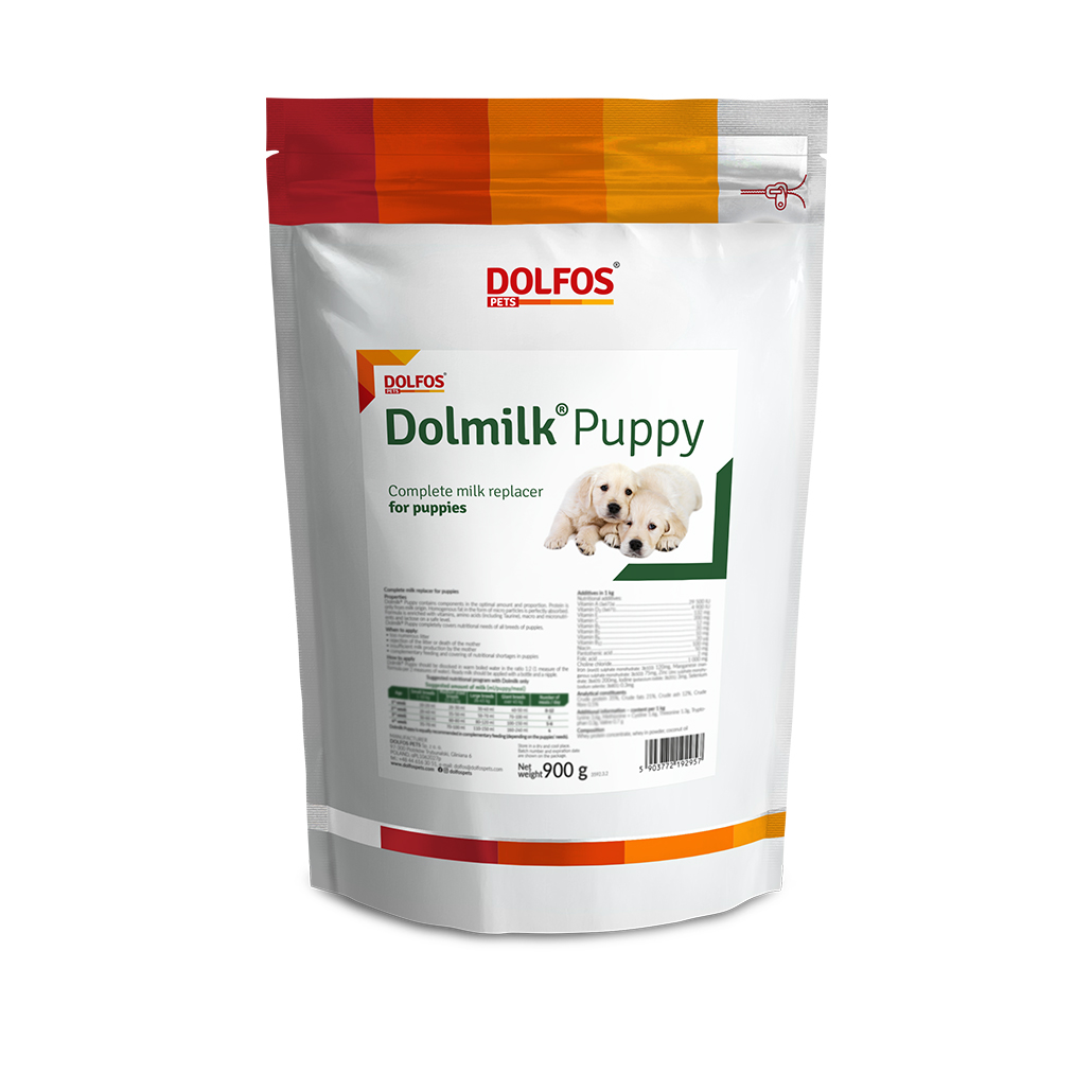 תחליף חלב Dolmilk Puppy לגור כלב, 900 גרם