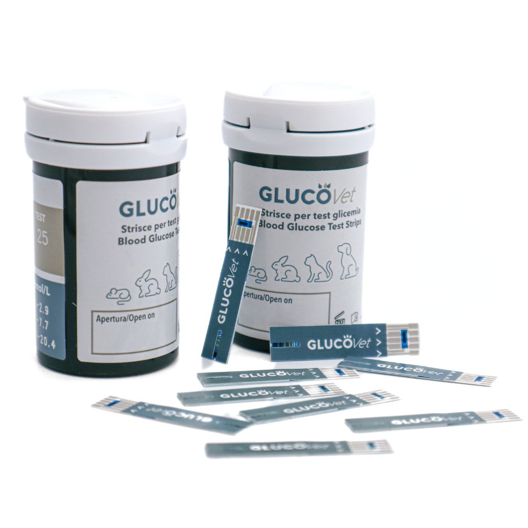 סטיקים למכשיר גלוקומטר וטרינרי  FOSCHI Glucovet (50 יח')