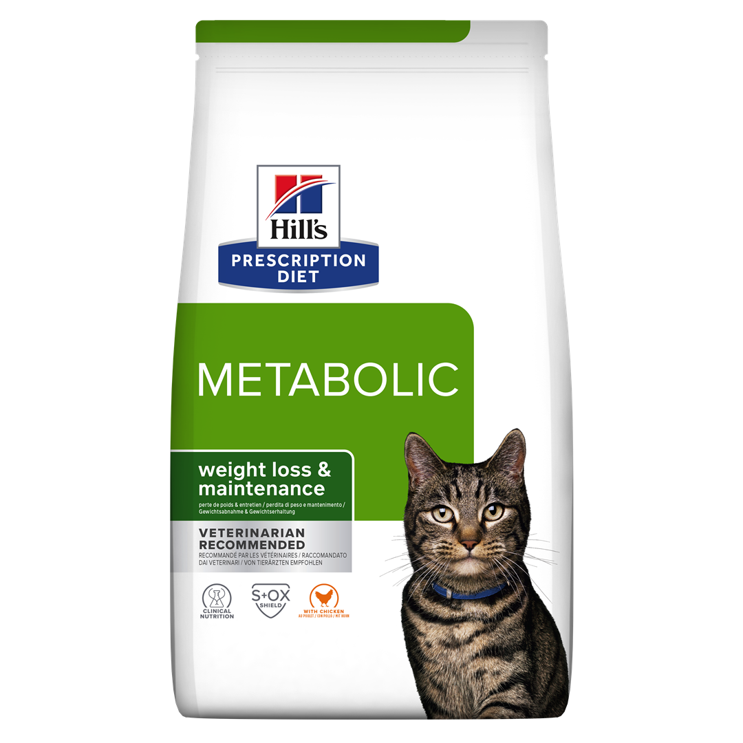 Hill's Prescription Diet | מטבוליק לחתול, 3 ק"ג (עם עוף)