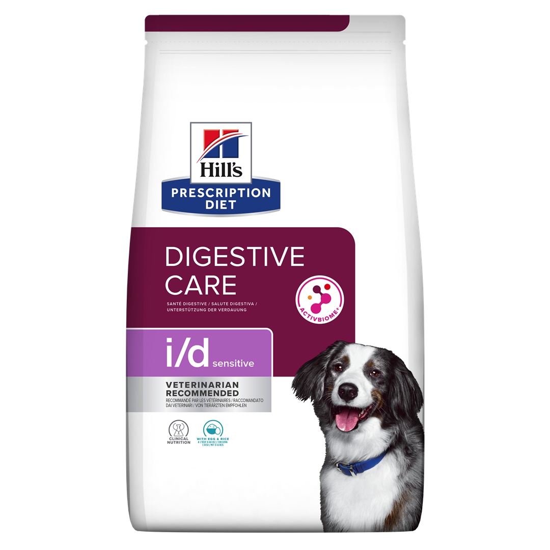 i/d Sensitive | Hill's Prescrition Diet סנסיטיב לכלב, 4 ק"ג (ביצה)