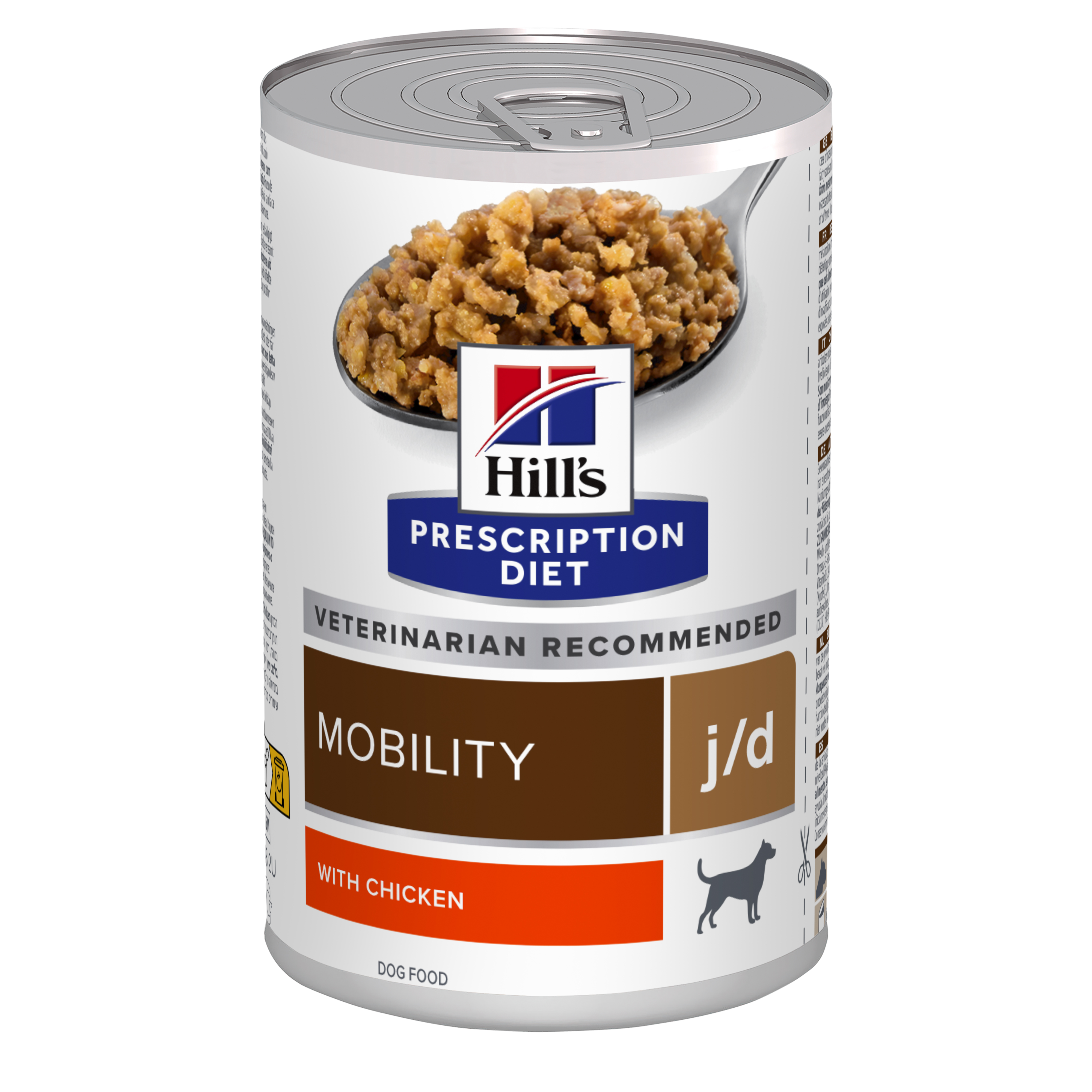 שימורי j/d | Hill's Prescription Diet מוביליטי לכלב, 370 גר' (עם עוף)
