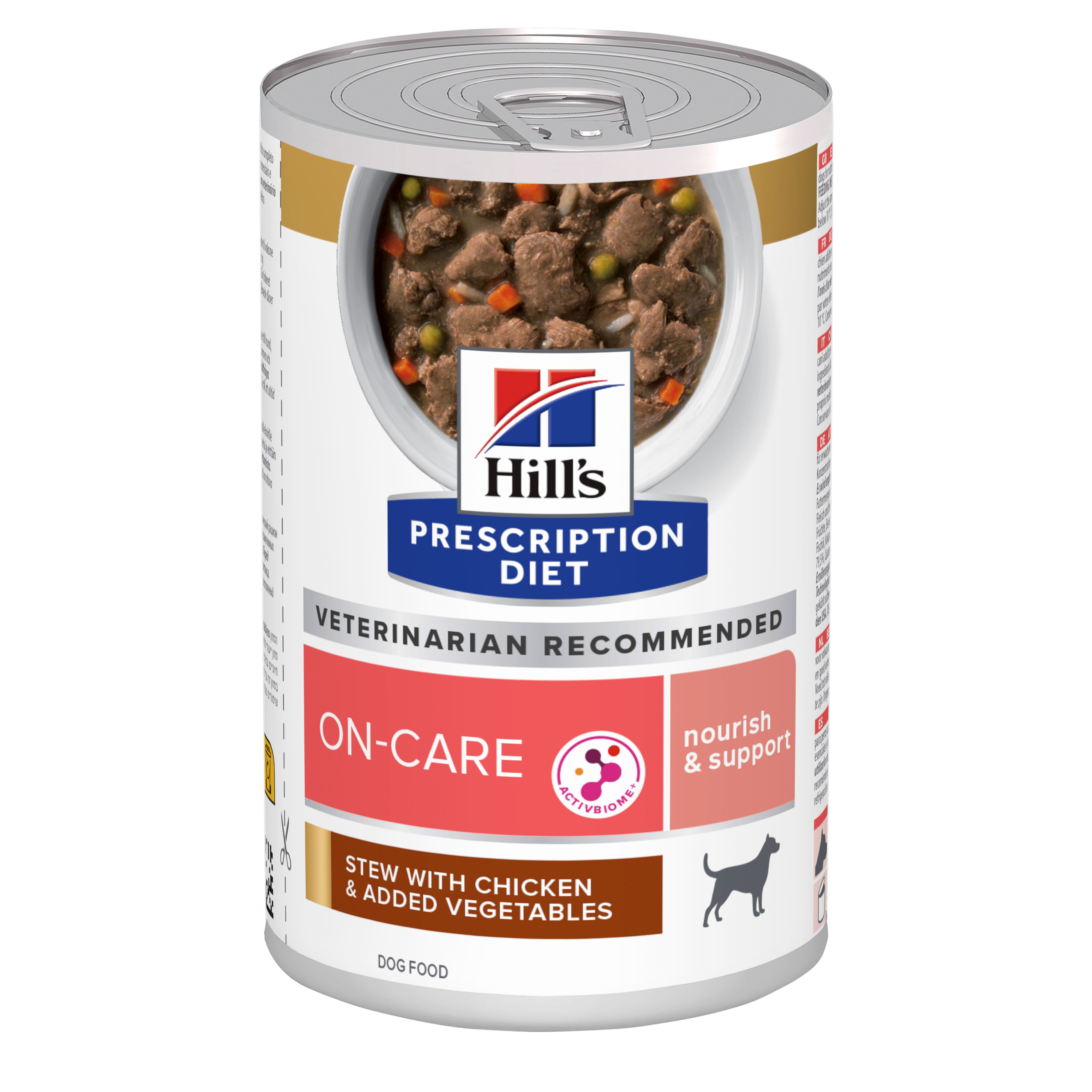 Hill's Prescription Diet | תמיכה בסרטן לכלב, נזיד 354 גרם (עם עוף וירקות)