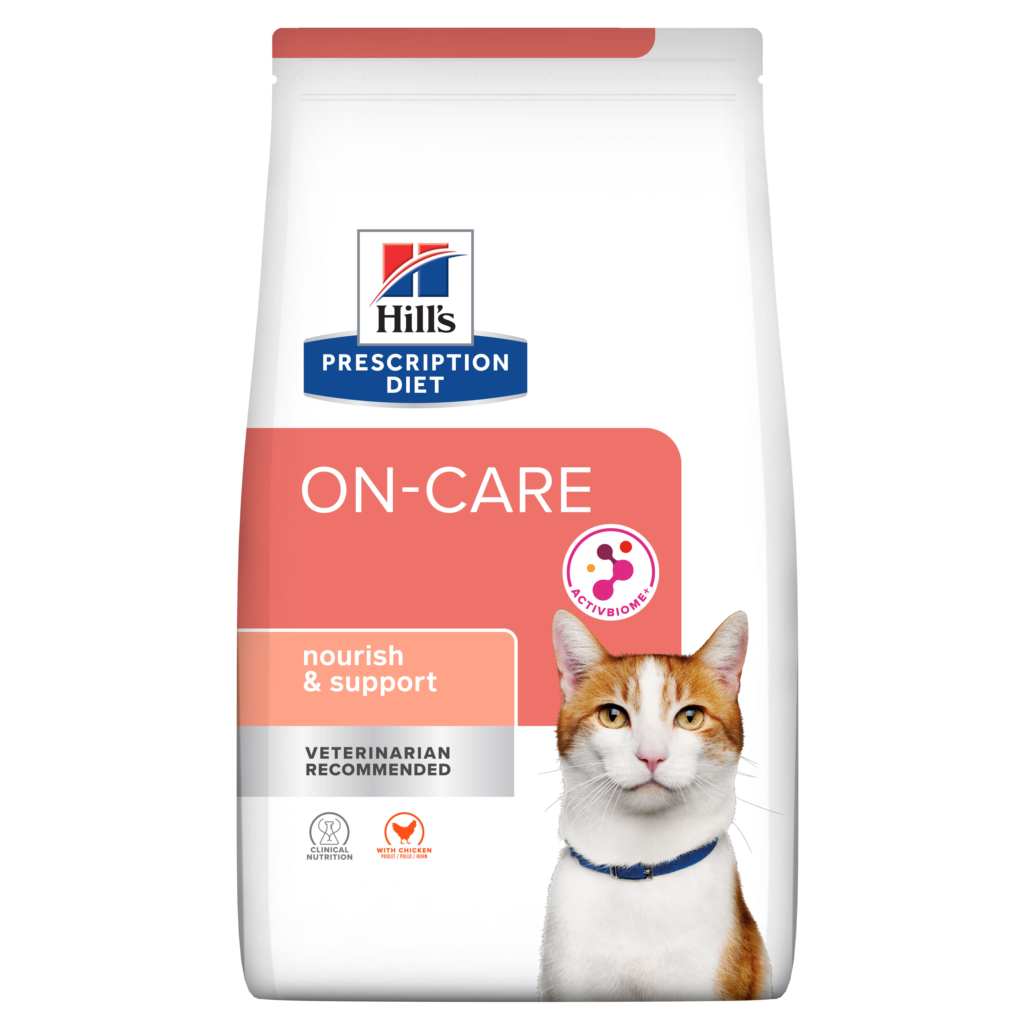 On-Care | Hill's Prescription Diet תמיכה בסרטן לחתול, 1.5 ק"ג
