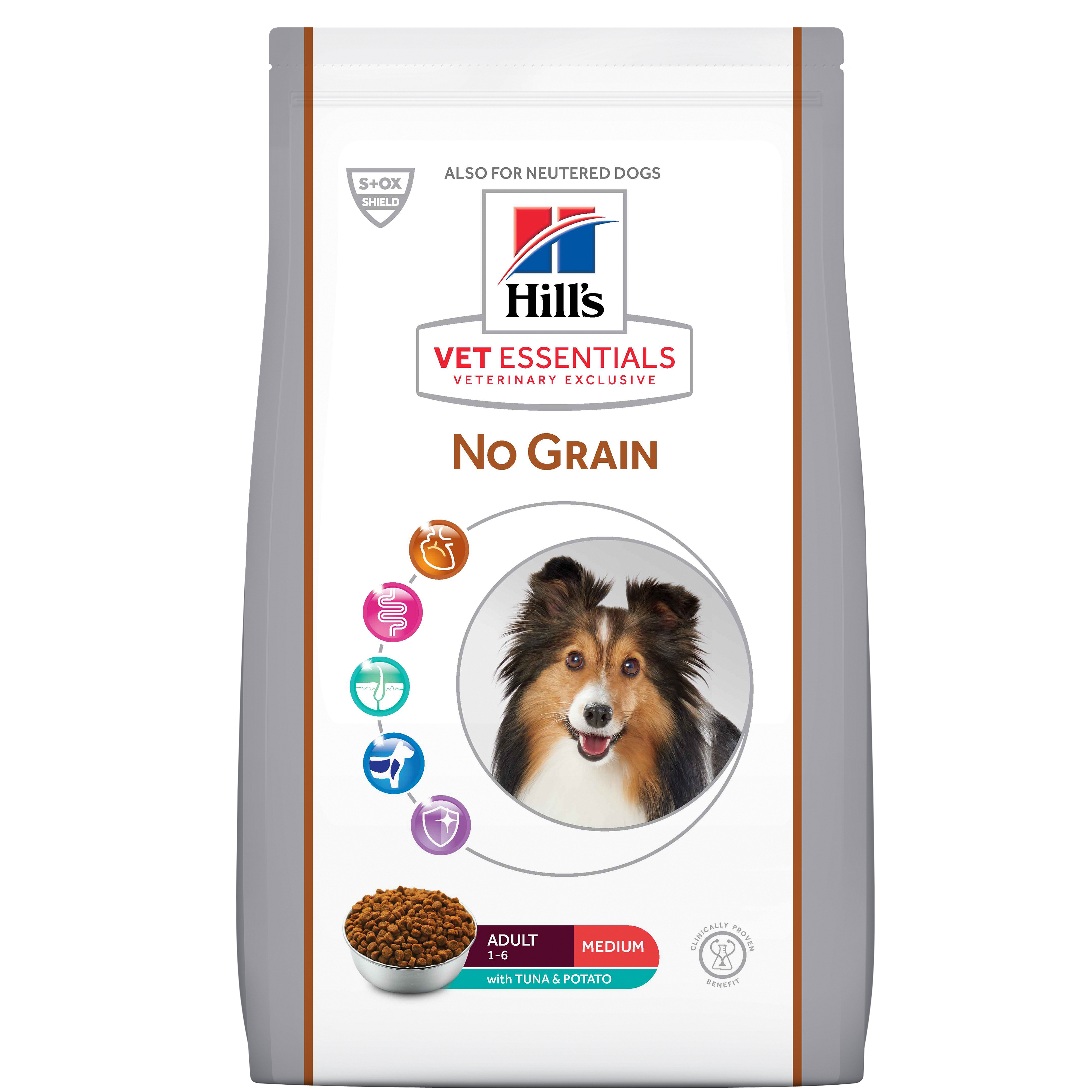 Hill's Vet Essentials ללא דגנים לכלב בוגר (עם טונה), 10 ק"ג