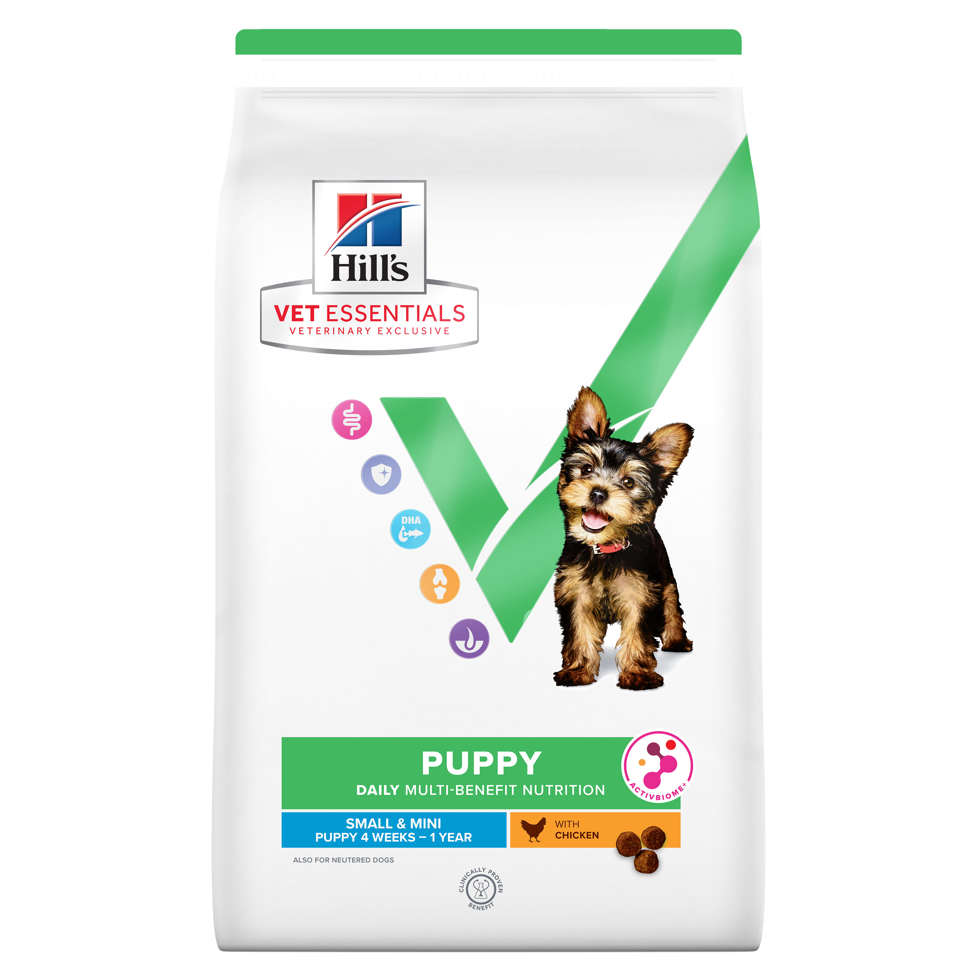 Hill's Vet Essentials מולטי בנפיט גור כלב גזע קטן ומיניאטורי, 2 ק"ג