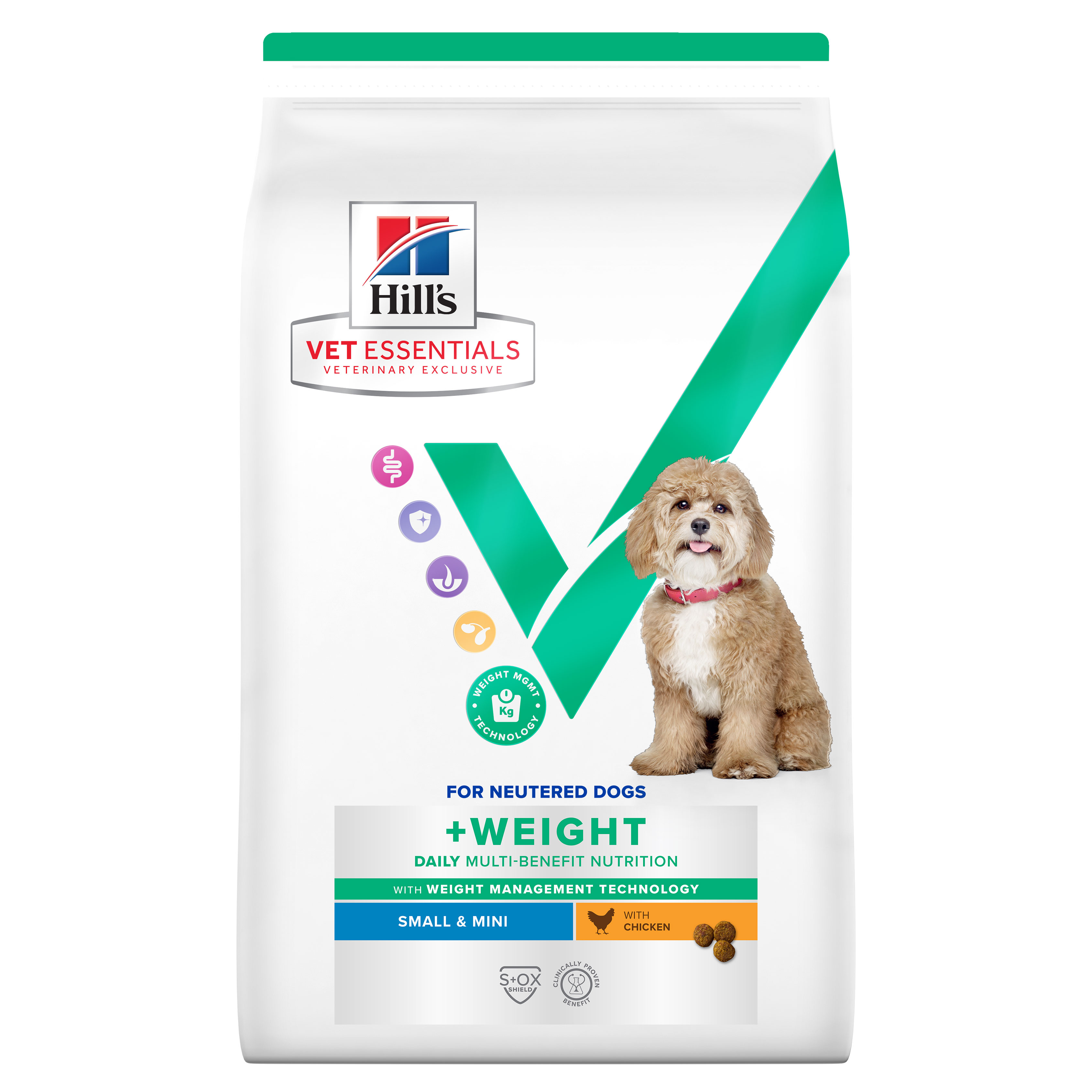 Hill's Vet Essentials מולטי בנפיט כלב בוגר ג.קטן ומיניאטורי,שמירה על המשקל,6 ק"ג