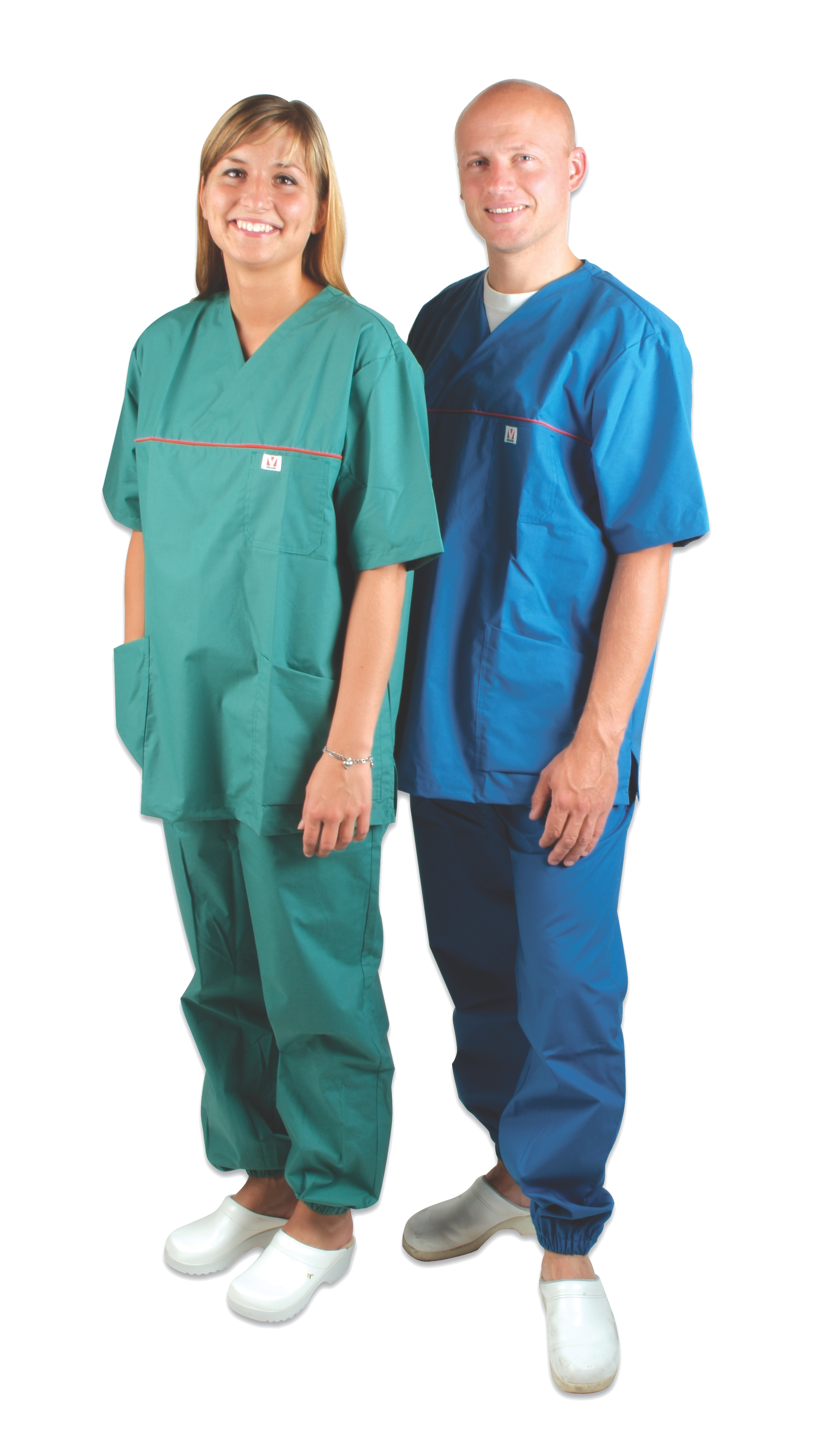 חולצת רופא לנשים, שרוול קצר, גודל S