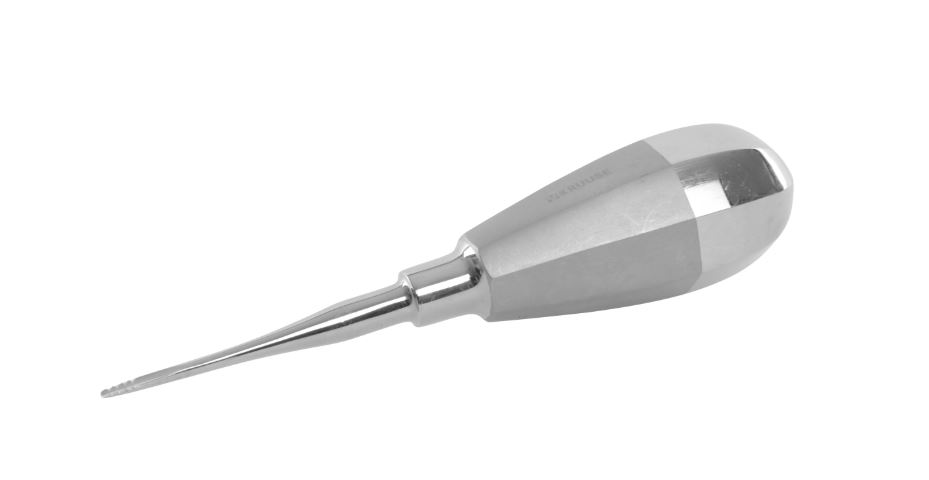 חולץ שיניים משונן, KRUUSE Stubby handle,  גודל 1 מ"מ