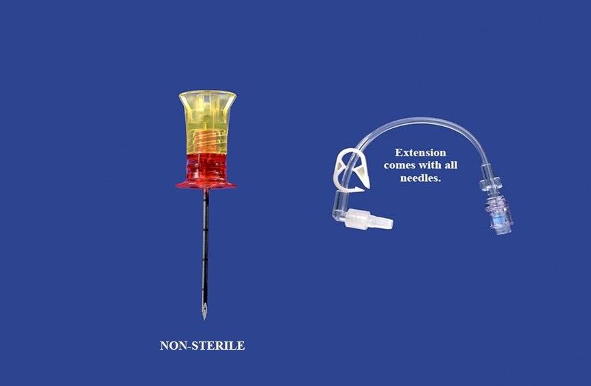 MILA מחט עבור EZ-IO אינטרא-אוסאוס 15GA X 4.5cm סטרילית