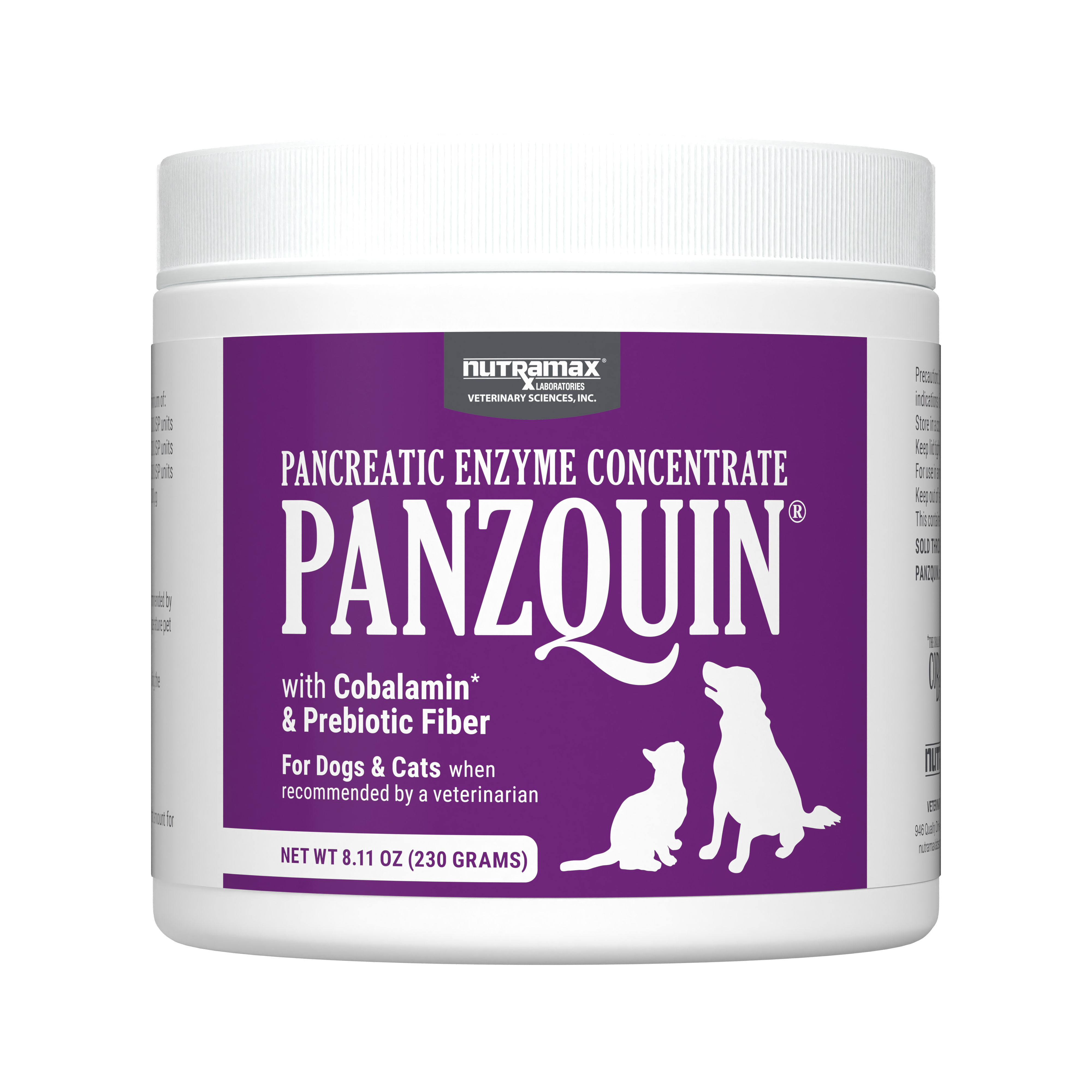 תוסף אנזימי לבלב Panzquin Nutramax באבקה, 230 גרם