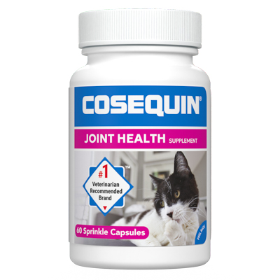 תוסף מפרקים  Cosequin Nutramax קפסולות לחתול, 60 יח'