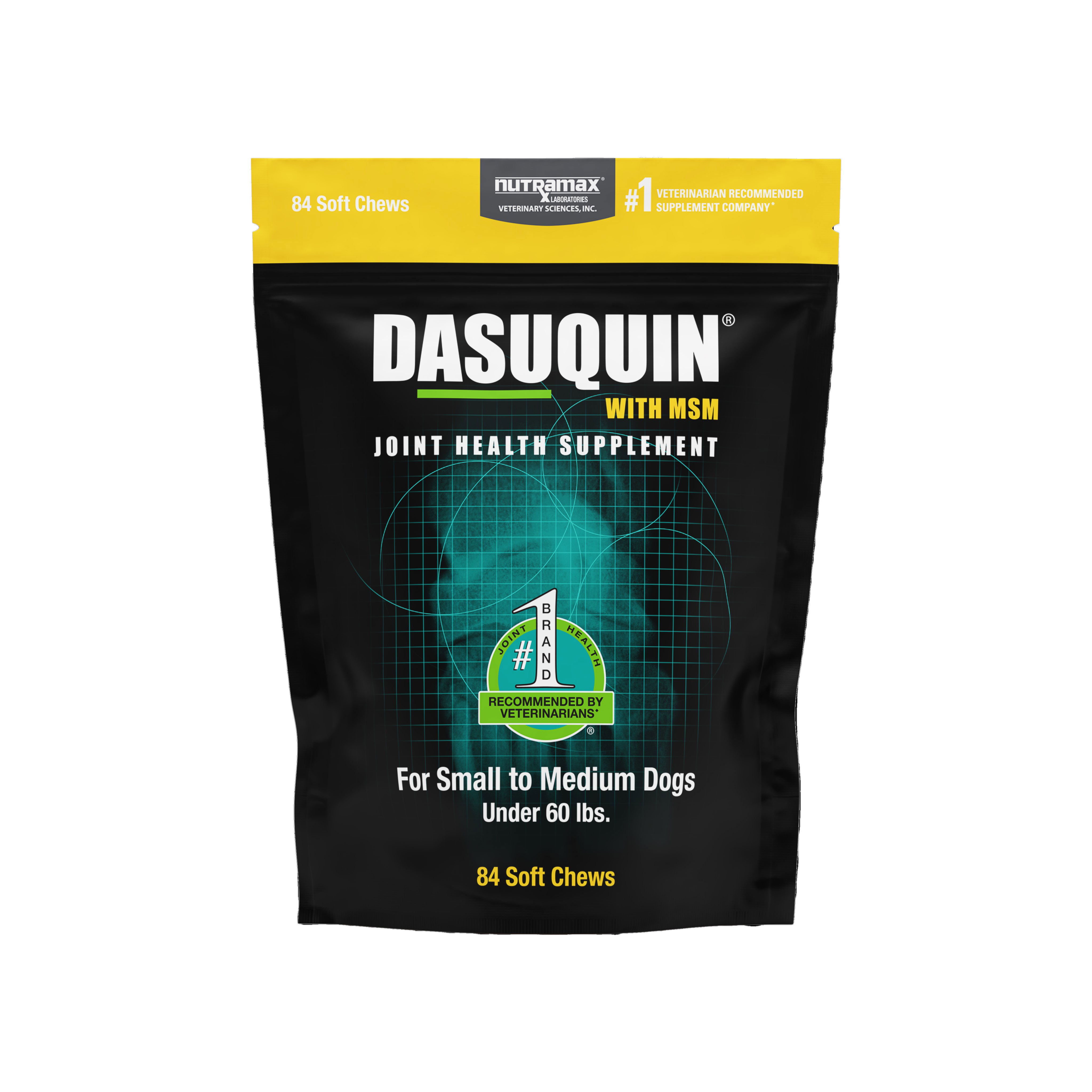 תוסף מפרקים  DASUQUIN Nutramax חטיפים לכלב בינוני, 84 יח'