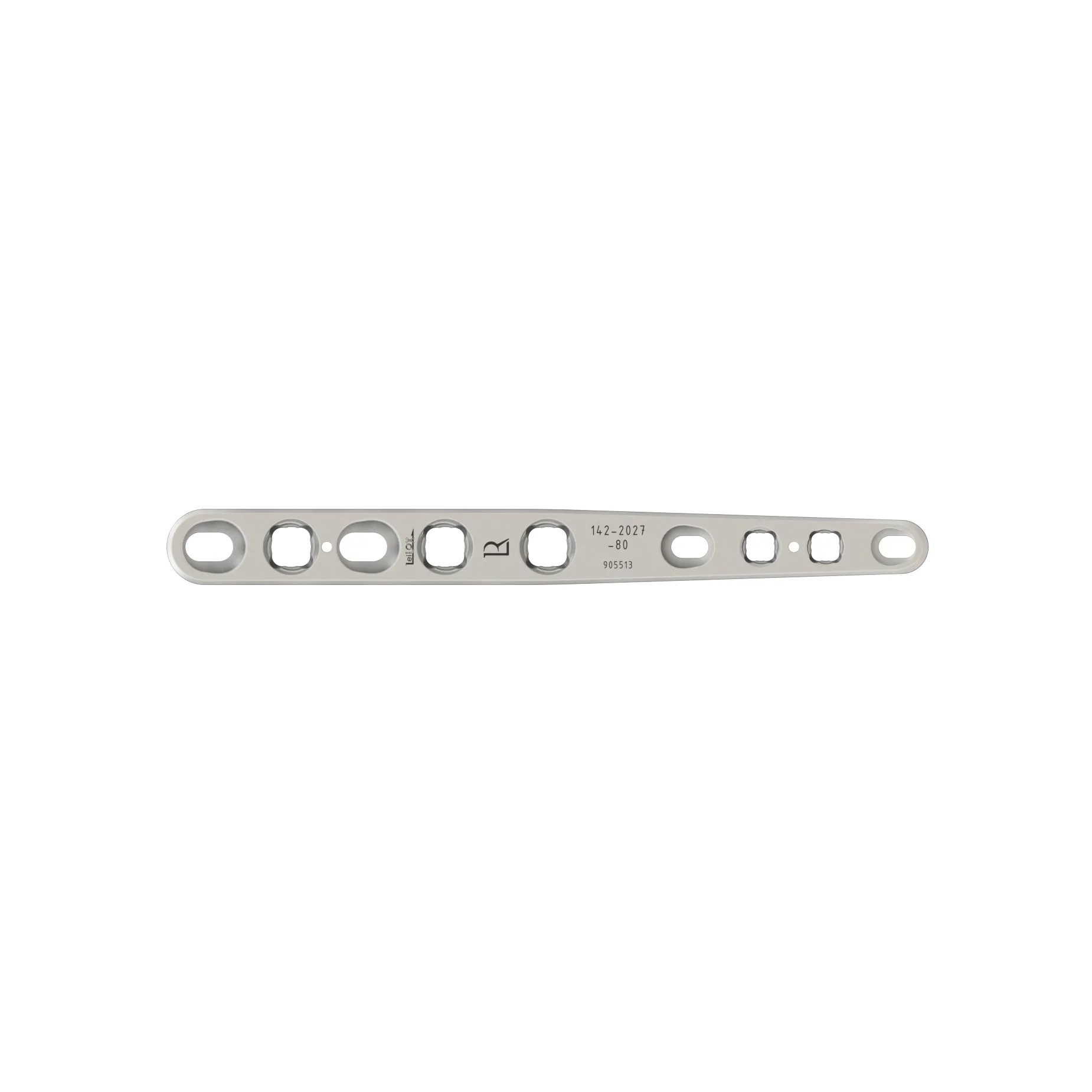 פלטת ארתרוזסיס ננעלת, Stainless Steel, 2.7/2.0 ,באורך 80 מ"מ