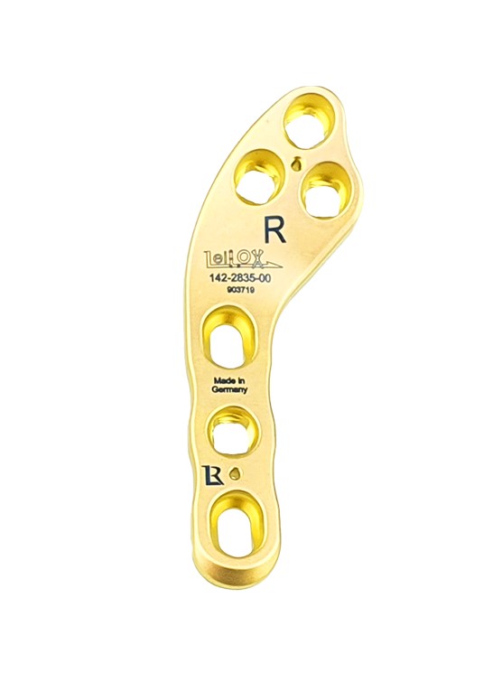 פלטת Leilox TPLO Swing 3.5, באורך 63מ"מ, טיטניום, צד ימין