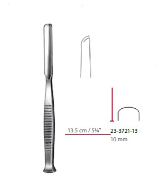איזמל כפית (Gouge) לייבינגר באורך 13.5 ס"מ רוחב 10 מ"מ