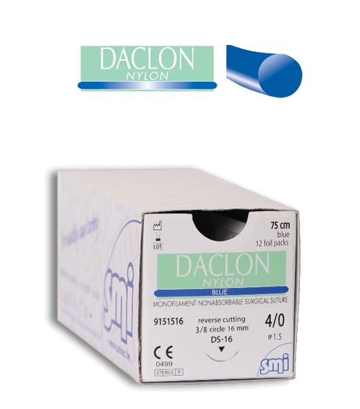 חוט ניילון+מחט 2/0 רברס חותכת  SMI DS30