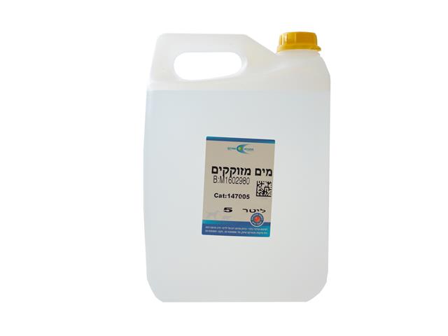 מים מזוקקים 5 ליטר