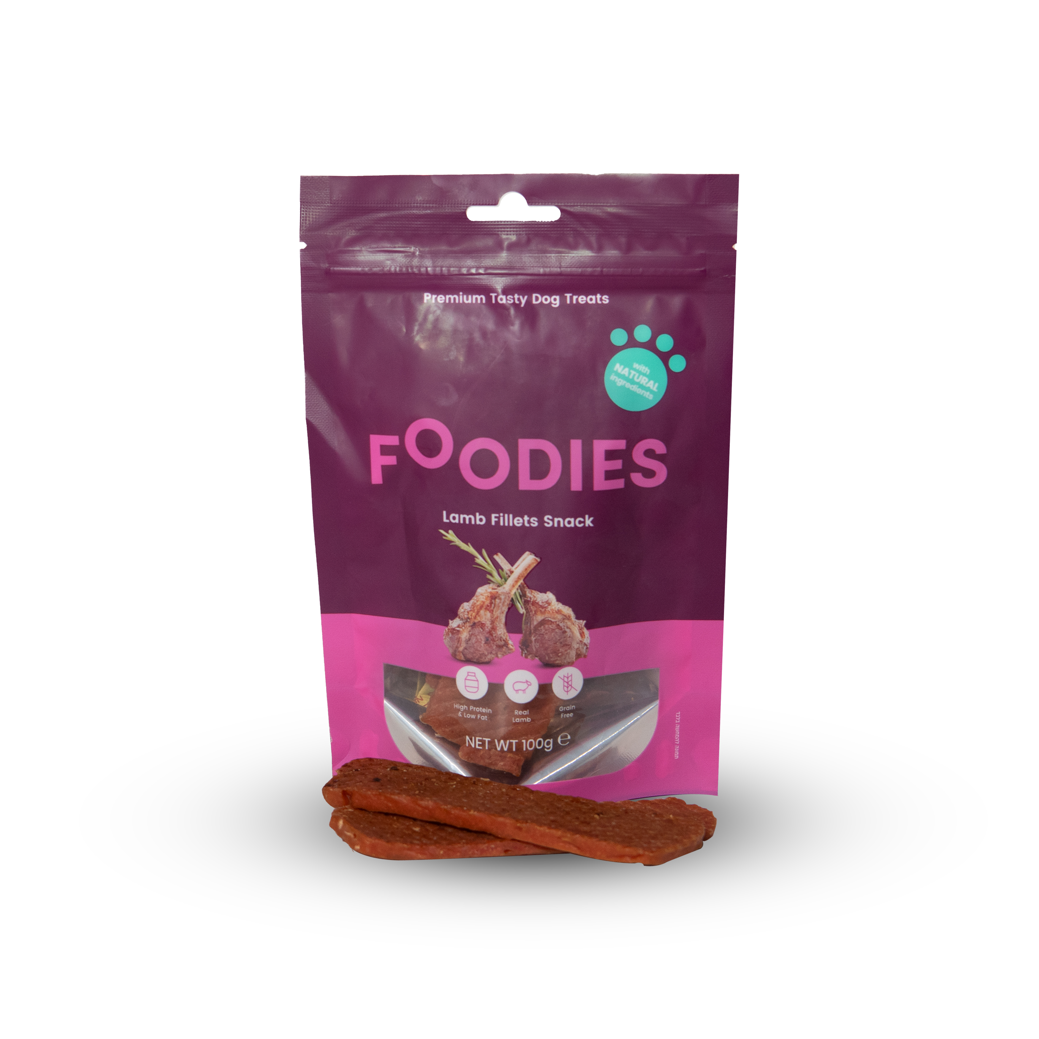 חטיף FOODIES פילה כבש, 100 גרם