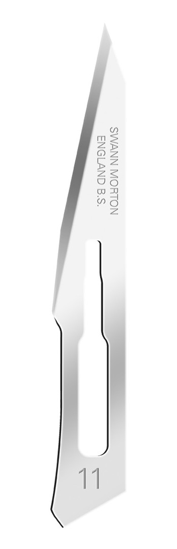 סכין ניתוח Swan Morton מספר 11 (100 יח')